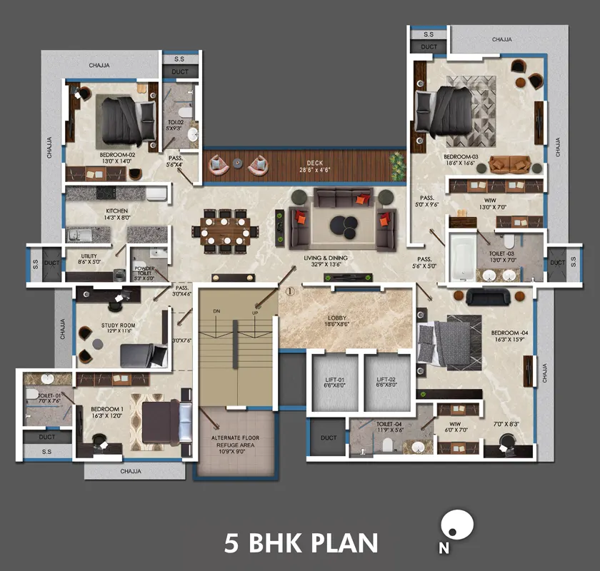 Ekta Vistabella Floor Plan