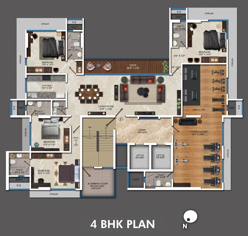 Ekta Vistabella Floor Plan