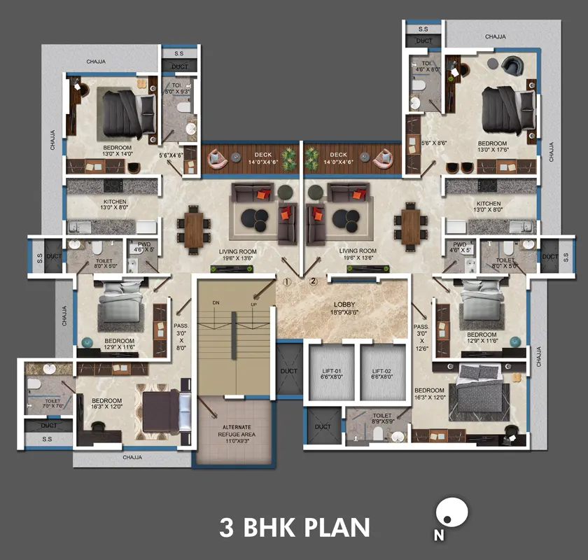 Ekta Vistabella Floor Plan