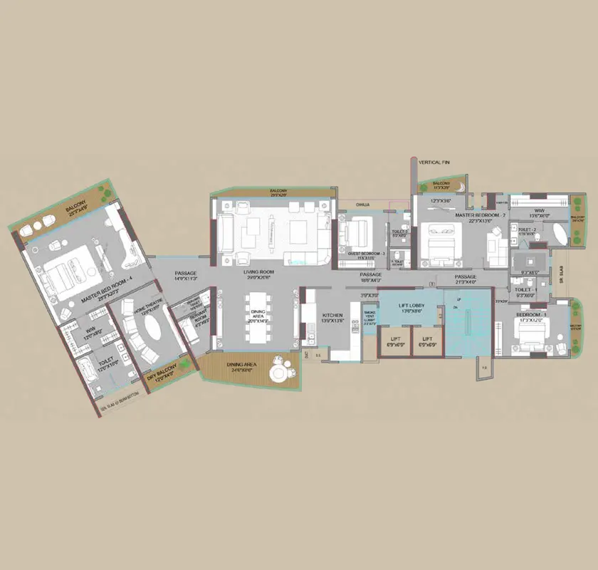 The One Floor Plan